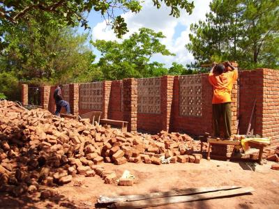 Neuster Stand des Baus